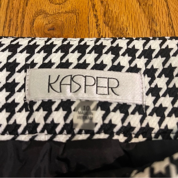 NWT Kasper Houndstooth Skirt - Picture 3 of 11